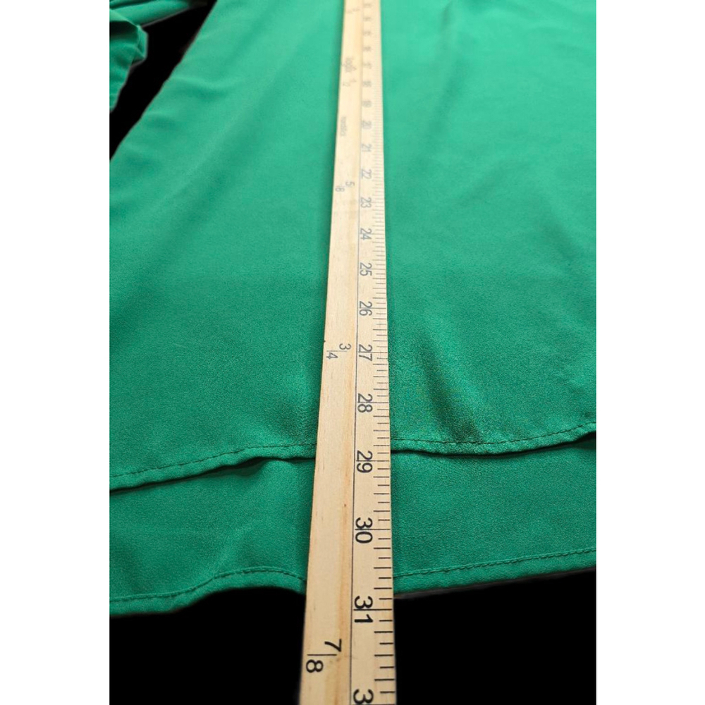 The Limited XL Green Tunic Blouse Long Sleeve V Neck Flowy Top - Picture 8 of 11